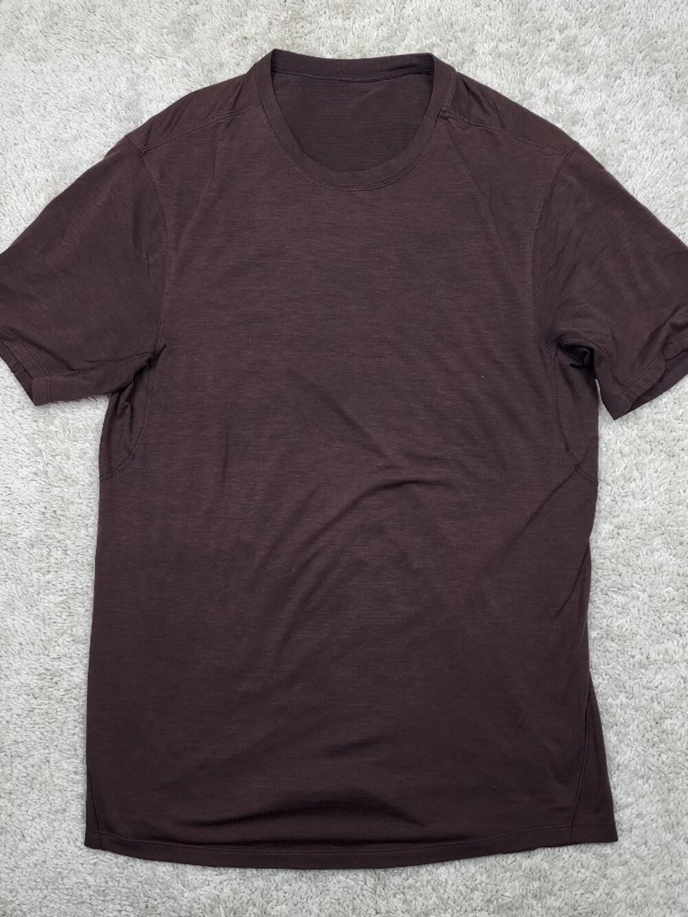 Lululemon Men's T Shirt Brown Size Large L Lightweight Running Train REI USA